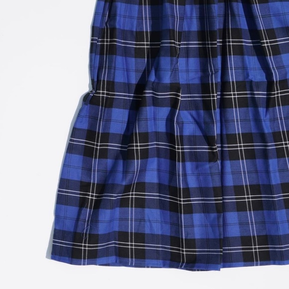 Rudie Cobalt Blue Plaid Midi Dress -- BRAND NEW! - Picture 4 of 4